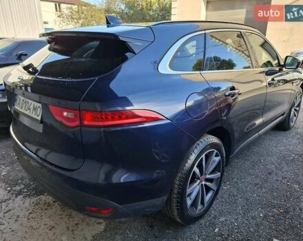 Синий Ягуар Ф-Пейс, объемом двигателя 2 л и пробегом 167 тыс. км за 21000 $, фото 14 на Automoto.ua