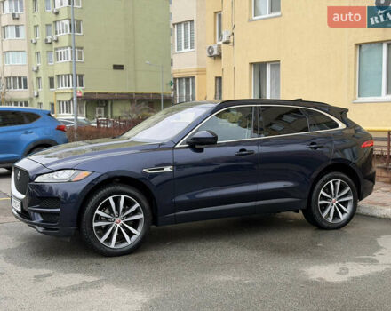 Синий Ягуар Ф-Пейс, объемом двигателя 2 л и пробегом 120 тыс. км за 16000 $, фото 9 на Automoto.ua