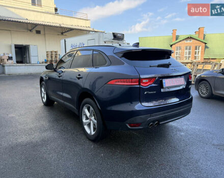 Синий Ягуар Ф-Пейс, объемом двигателя 2 л и пробегом 199 тыс. км за 24900 $, фото 30 на Automoto.ua