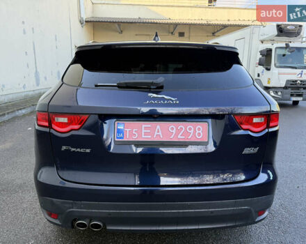 Синий Ягуар Ф-Пейс, объемом двигателя 2 л и пробегом 199 тыс. км за 26500 $, фото 45 на Automoto.ua