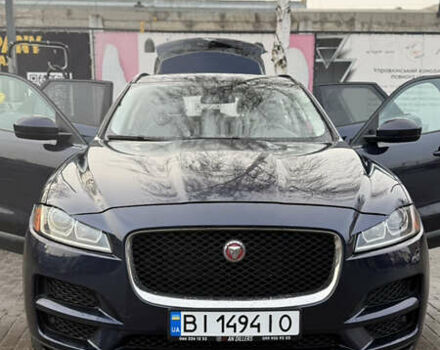 Синій Ягуар Ф-Пейс, об'ємом двигуна 2 л та пробігом 116 тис. км за 29000 $, фото 1 на Automoto.ua