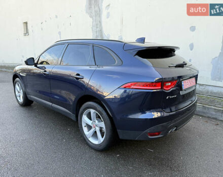 Синий Ягуар Ф-Пейс, объемом двигателя 2 л и пробегом 199 тыс. км за 26500 $, фото 5 на Automoto.ua