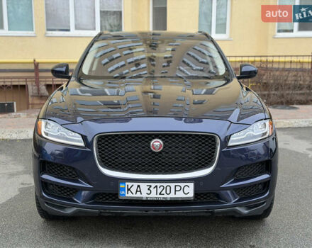 Синий Ягуар Ф-Пейс, объемом двигателя 2 л и пробегом 120 тыс. км за 16000 $, фото 8 на Automoto.ua