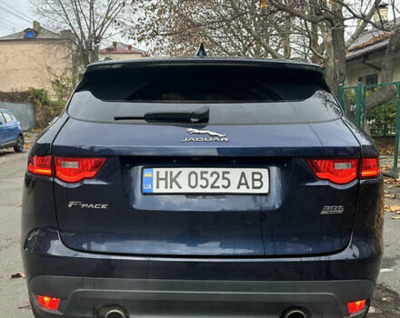 Синий Ягуар Ф-Пейс, объемом двигателя 2 л и пробегом 92 тыс. км за 16999 $, фото 5 на Automoto.ua
