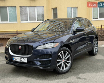 Синий Ягуар Ф-Пейс, объемом двигателя 2 л и пробегом 120 тыс. км за 16000 $, фото 7 на Automoto.ua