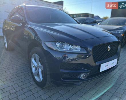 Синий Ягуар Ф-Пейс, объемом двигателя 2 л и пробегом 88 тыс. км за 17800 $, фото 10 на Automoto.ua
