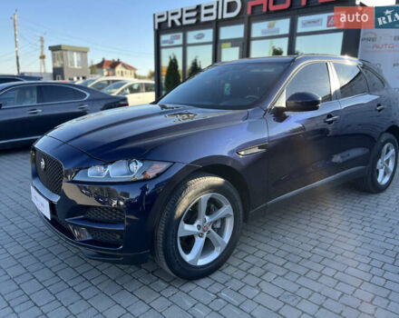 Синий Ягуар Ф-Пейс, объемом двигателя 2 л и пробегом 88 тыс. км за 17800 $, фото 8 на Automoto.ua