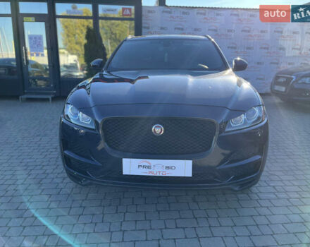Синий Ягуар Ф-Пейс, объемом двигателя 2 л и пробегом 88 тыс. км за 17800 $, фото 1 на Automoto.ua