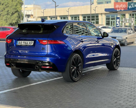 Синій Ягуар Ф-Пейс, об'ємом двигуна 3 л та пробігом 69 тис. км за 29000 $, фото 7 на Automoto.ua