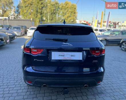 Синий Ягуар Ф-Пейс, объемом двигателя 2 л и пробегом 88 тыс. км за 17800 $, фото 5 на Automoto.ua