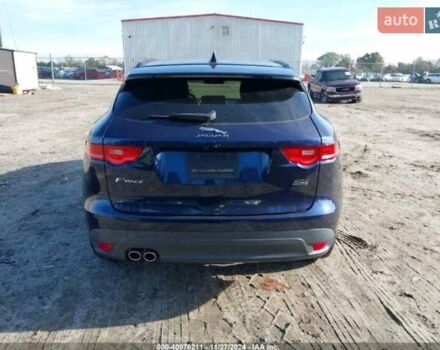 Синий Ягуар Ф-Пейс, объемом двигателя 2 л и пробегом 136 тыс. км за 25400 $, фото 1 на Automoto.ua