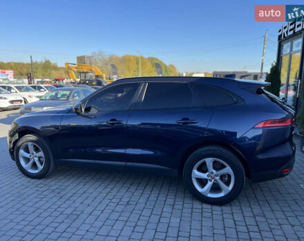 Синий Ягуар Ф-Пейс, объемом двигателя 2 л и пробегом 88 тыс. км за 17800 $, фото 7 на Automoto.ua