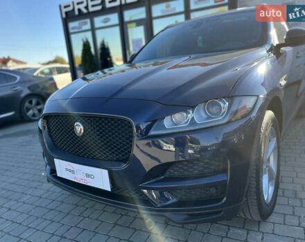 Синий Ягуар Ф-Пейс, объемом двигателя 2 л и пробегом 88 тыс. км за 17800 $, фото 9 на Automoto.ua
