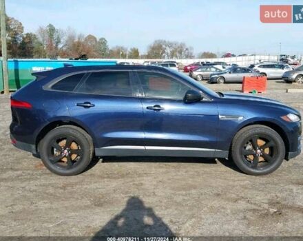 Синий Ягуар Ф-Пейс, объемом двигателя 2 л и пробегом 136 тыс. км за 25400 $, фото 8 на Automoto.ua