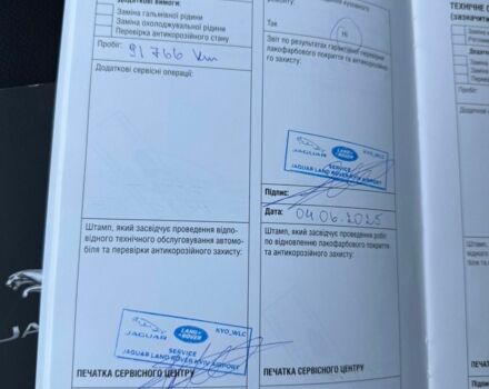 Синий Ягуар Ф-Пейс, объемом двигателя 2 л и пробегом 96 тыс. км за 33000 $, фото 16 на Automoto.ua