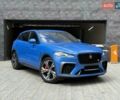 Синий Ягуар Ф-Пейс, объемом двигателя 5 л и пробегом 45 тыс. км за 75500 $, фото 4 на Automoto.ua