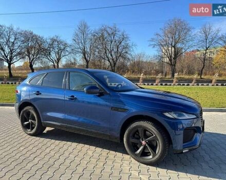 Синий Ягуар Ф-Пейс, объемом двигателя 2 л и пробегом 60 тыс. км за 32000 $, фото 7 на Automoto.ua