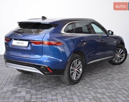 Синий Ягуар Ф-Пейс, объемом двигателя 2 л и пробегом 93 тыс. км за 38000 $, фото 2 на Automoto.ua