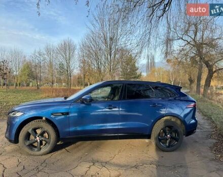 Синій Ягуар Ф-Пейс, об'ємом двигуна 2 л та пробігом 61 тис. км за 32000 $, фото 10 на Automoto.ua