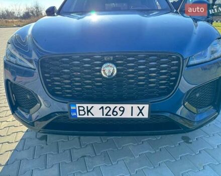 Синий Ягуар Ф-Пейс, объемом двигателя 2 л и пробегом 60 тыс. км за 32000 $, фото 3 на Automoto.ua
