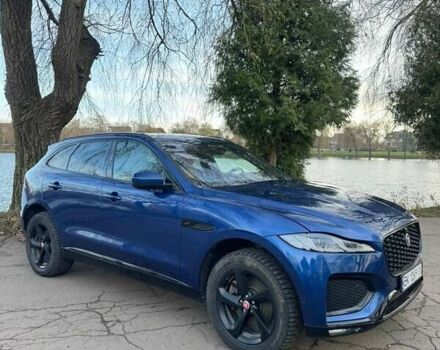 Синій Ягуар Ф-Пейс, об'ємом двигуна 2 л та пробігом 61 тис. км за 32000 $, фото 1 на Automoto.ua