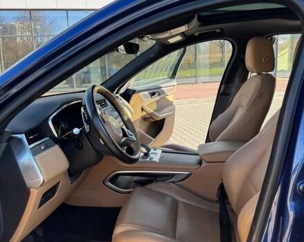 Синий Ягуар Ф-Пейс, объемом двигателя 2 л и пробегом 60 тыс. км за 32000 $, фото 14 на Automoto.ua