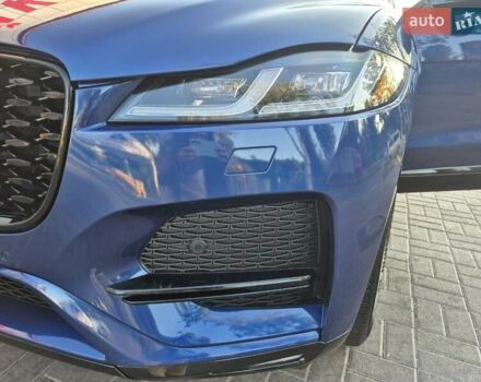 Ягуар Ф-Пейс 2022 в Киеве на Automoto.ua Синий Ягуар Ф-Пейс, объемом двигателя 2 л и пробегом 39 тыс. км за 44500 $, фото 2 на Automoto.ua