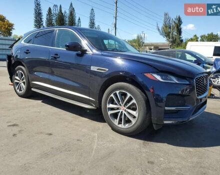 Синий Ягуар Ф-Пейс, объемом двигателя 2 л и пробегом 25 тыс. км за 12050 $, фото 3 на Automoto.ua