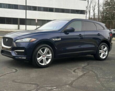 Синий Ягуар Ф-Пейс, объемом двигателя 3 л и пробегом 50 тыс. км за 6000 $, фото 1 на Automoto.ua
