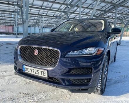 Синий Ягуар Ф-Пейс, объемом двигателя 2 л и пробегом 120 тыс. км за 23000 $, фото 1 на Automoto.ua