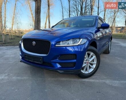 Синий Ягуар Ф-Пейс, объемом двигателя 2 л и пробегом 115 тыс. км за 23999 $, фото 1 на Automoto.ua