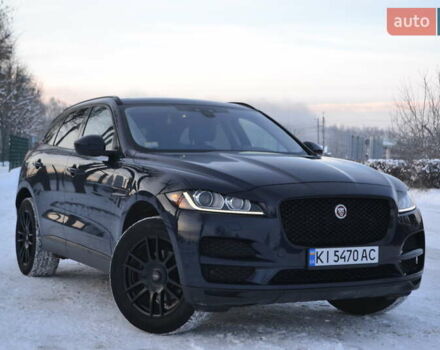Синій Ягуар Ф-Пейс, об'ємом двигуна 2 л та пробігом 144 тис. км за 19700 $, фото 1 на Automoto.ua