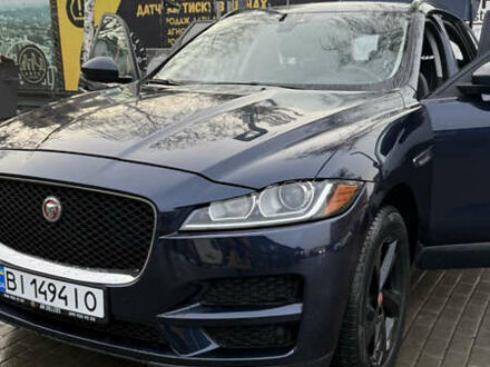 Синій Ягуар Ф-Пейс, об'ємом двигуна 2 л та пробігом 116 тис. км за 29000 $, фото 1 на Automoto.ua