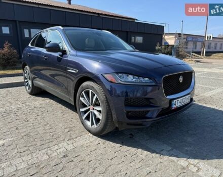 Синий Ягуар Ф-Пейс, объемом двигателя 2 л и пробегом 138 тыс. км за 18000 $, фото 1 на Automoto.ua