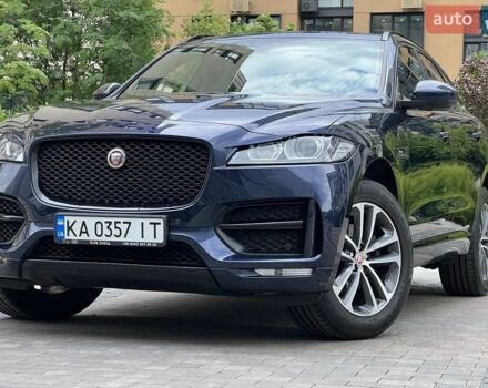Синій Ягуар Ф-Пейс, об'ємом двигуна 2 л та пробігом 126 тис. км за 27000 $, фото 1 на Automoto.ua