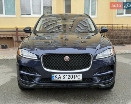 Синий Ягуар Ф-Пейс, объемом двигателя 2 л и пробегом 120 тыс. км за 16000 $, фото 1 на Automoto.ua