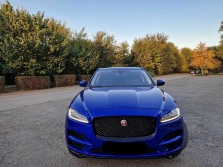 Синій Ягуар Ф-Пейс, об'ємом двигуна 2 л та пробігом 85 тис. км за 19500 $, фото 1 на Automoto.ua