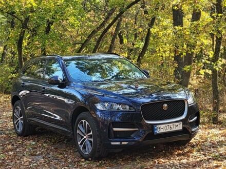 Синій Ягуар Ф-Пейс, об'ємом двигуна 2 л та пробігом 116 тис. км за 25500 $, фото 1 на Automoto.ua