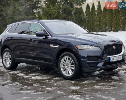 Синий Ягуар Ф-Пейс, объемом двигателя 2 л и пробегом 108 тыс. км за 24999 $, фото 1 на Automoto.ua