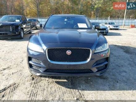 Синий Ягуар Ф-Пейс, объемом двигателя 2 л и пробегом 136 тыс. км за 25400 $, фото 1 на Automoto.ua