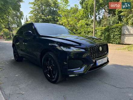 Синий Ягуар Ф-Пейс, объемом двигателя 2 л и пробегом 20 тыс. км за 47500 $, фото 1 на Automoto.ua