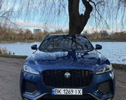 Синій Ягуар Ф-Пейс, об'ємом двигуна 2 л та пробігом 61 тис. км за 32000 $, фото 1 на Automoto.ua