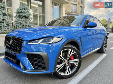 Ягуар Ф-Пейс 2022 в Киеве на Automoto.ua Синий Ягуар Ф-Пейс, объемом двигателя 5 л и пробегом 12 тыс. км за 88900 $, фото 1 на Automoto.ua