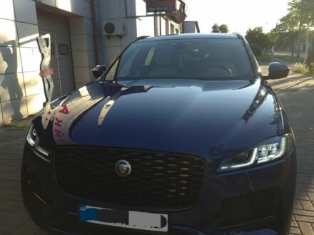 Синій Ягуар Ф-Пейс, об'ємом двигуна 2 л та пробігом 43 тис. км за 43999 $, фото 1 на Automoto.ua
