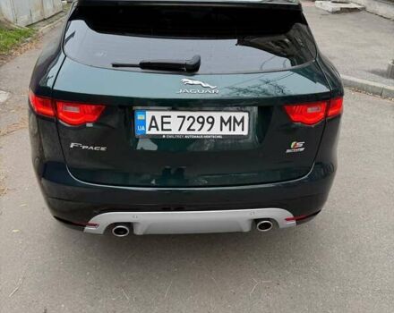 Зеленый Ягуар Ф-Пейс, объемом двигателя 2.99 л и пробегом 143 тыс. км за 28000 $, фото 6 на Automoto.ua