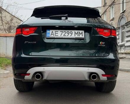 Зеленый Ягуар Ф-Пейс, объемом двигателя 2.99 л и пробегом 143 тыс. км за 28000 $, фото 7 на Automoto.ua