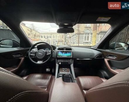 Зеленый Ягуар Ф-Пейс, объемом двигателя 2.99 л и пробегом 143 тыс. км за 28000 $, фото 14 на Automoto.ua