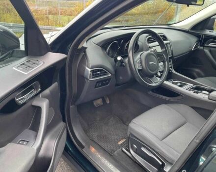 Зеленый Ягуар Ф-Пейс, объемом двигателя 2 л и пробегом 60 тыс. км за 14900 $, фото 9 на Automoto.ua