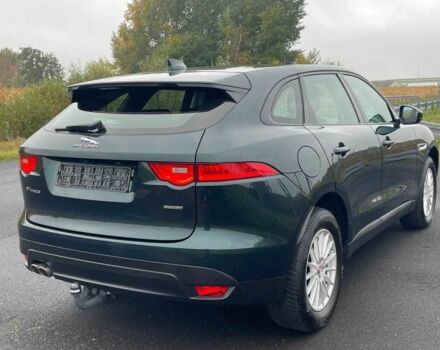 Зеленый Ягуар Ф-Пейс, объемом двигателя 2 л и пробегом 60 тыс. км за 14900 $, фото 5 на Automoto.ua