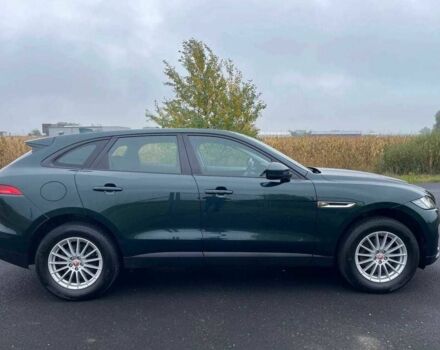 Зеленый Ягуар Ф-Пейс, объемом двигателя 2 л и пробегом 60 тыс. км за 14900 $, фото 4 на Automoto.ua